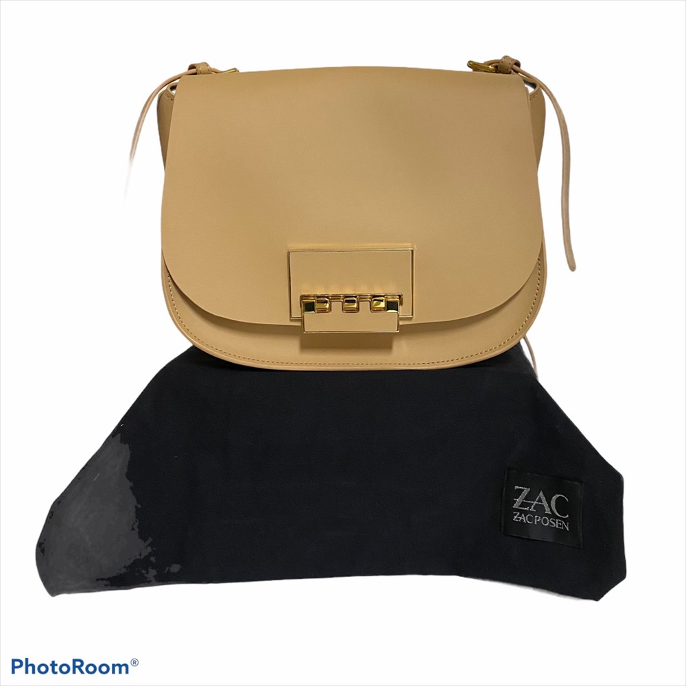 ZAC POZEN Eartha Iconic Leather Saddle Bag
